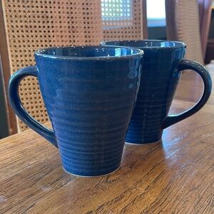 Pfaltzgrqff Blue Pointe Ceramic Coffee Mugs